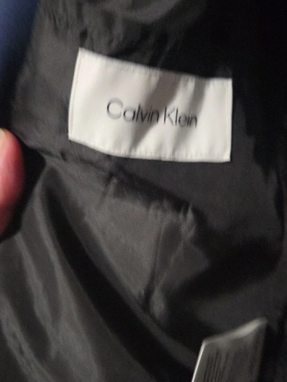 Calvin Klein Collection Navy Blue Two-Button Kids Blazer